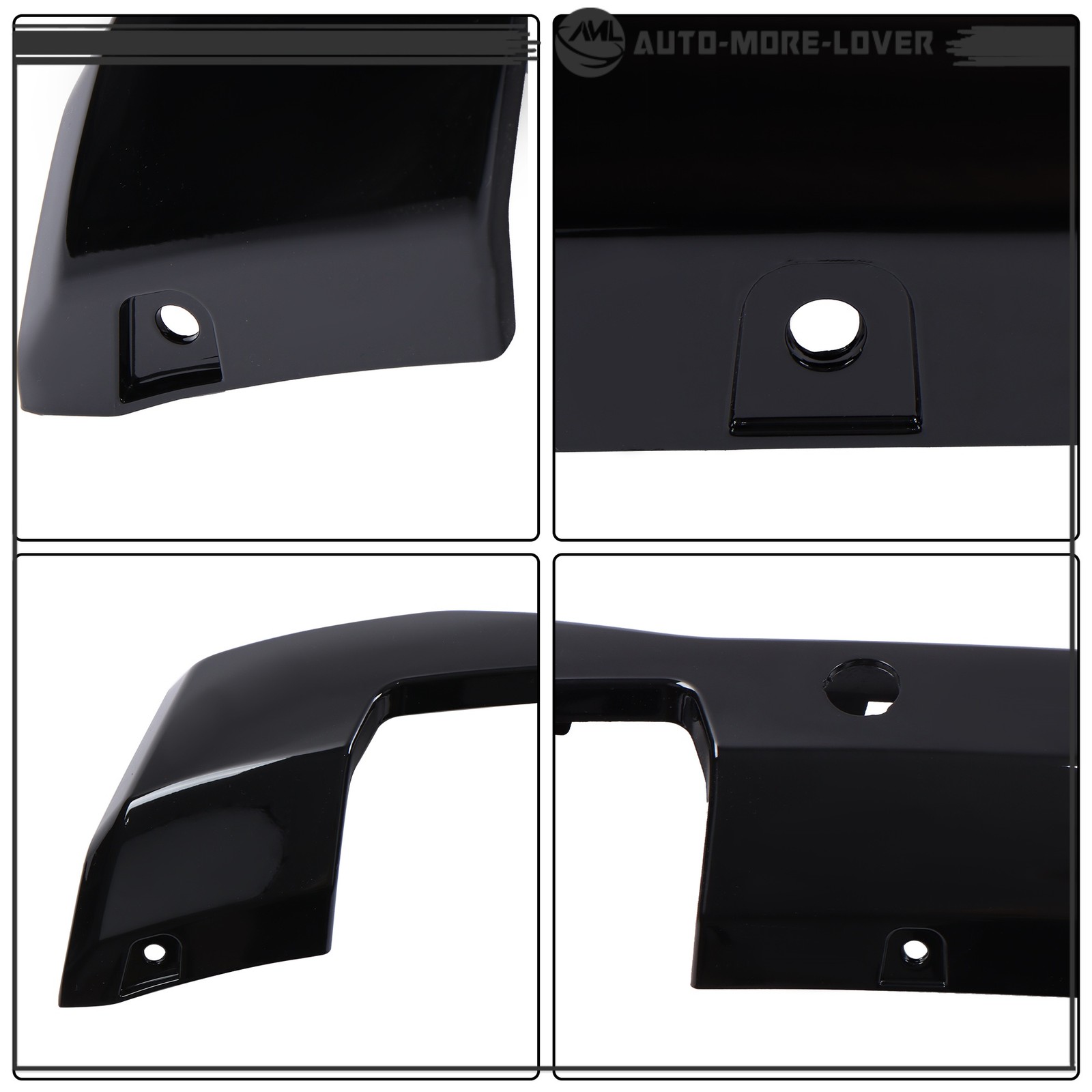 Black Front Lower Valance Panel W/ Sensor Holes For Ford Ranger 2019- 2022 2023