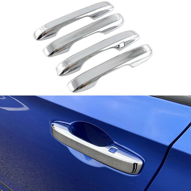 For Honda Civic 22-24 ABS Chrome Style Exterior Side Door Handle Cover Trim 4P