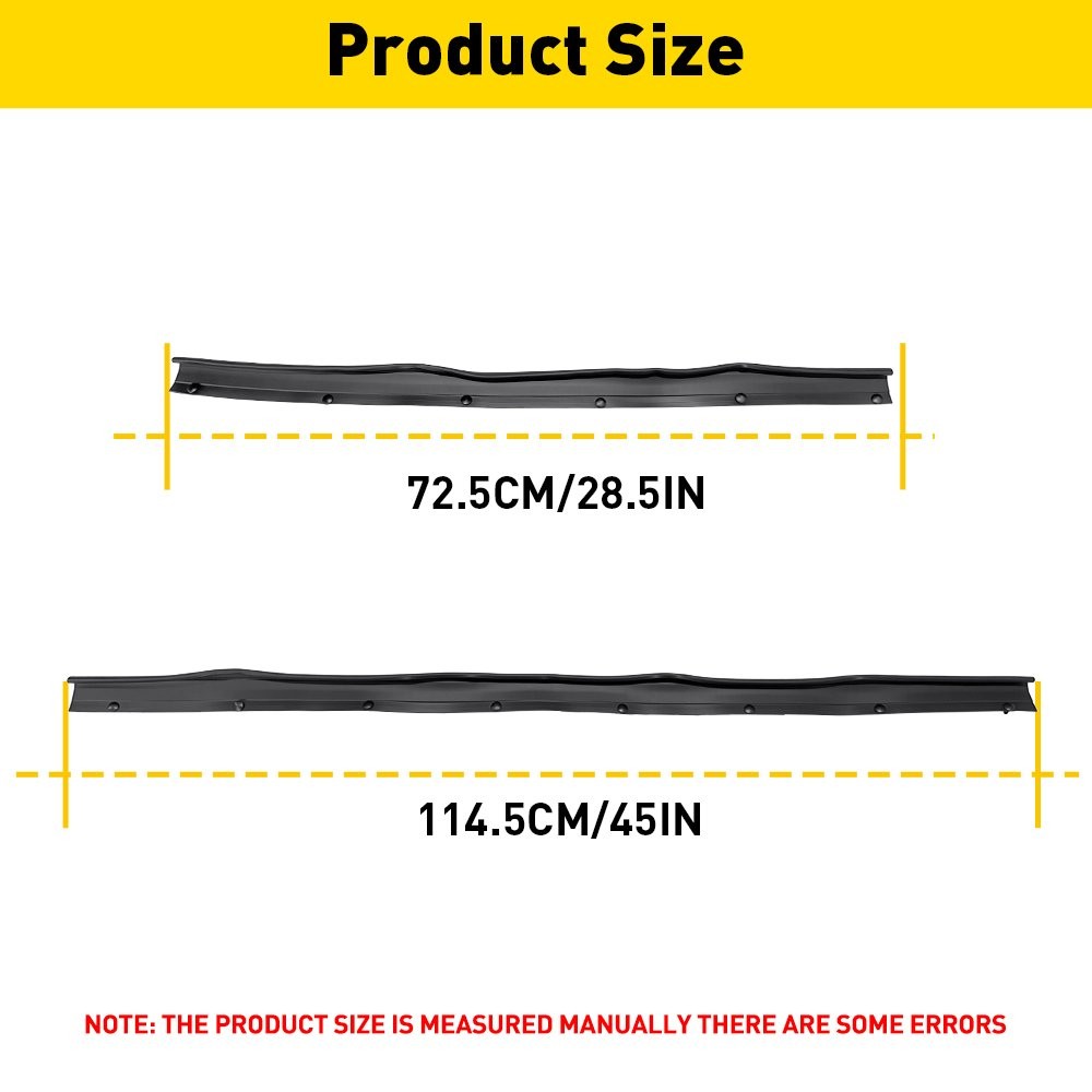 4x Lower Door Weather Strips Fit Ford F250 F350 F450 F550 1999-2016 Front & Rear