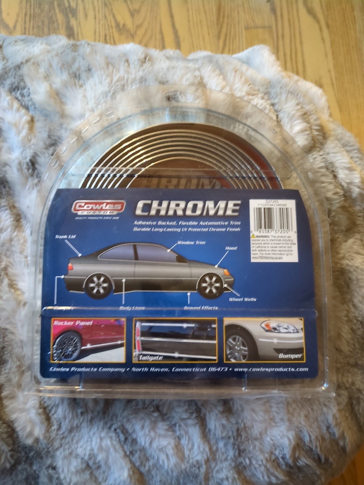 Cowles S37205 Custom Chrome Truck Body Side Molding Trim 1″ X 12′