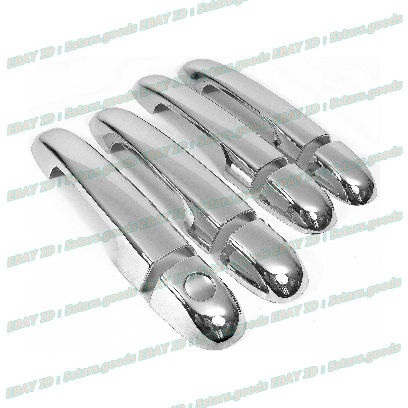 8P Set For 2011 2012 2013 Kia Soul Chrome Side Door Handle Covers Molding Trims