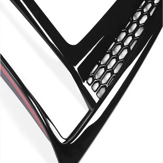 Bright Black Car Front Fog Light Lamp Cover Trim for Honda CRV CR-V 2023-2026