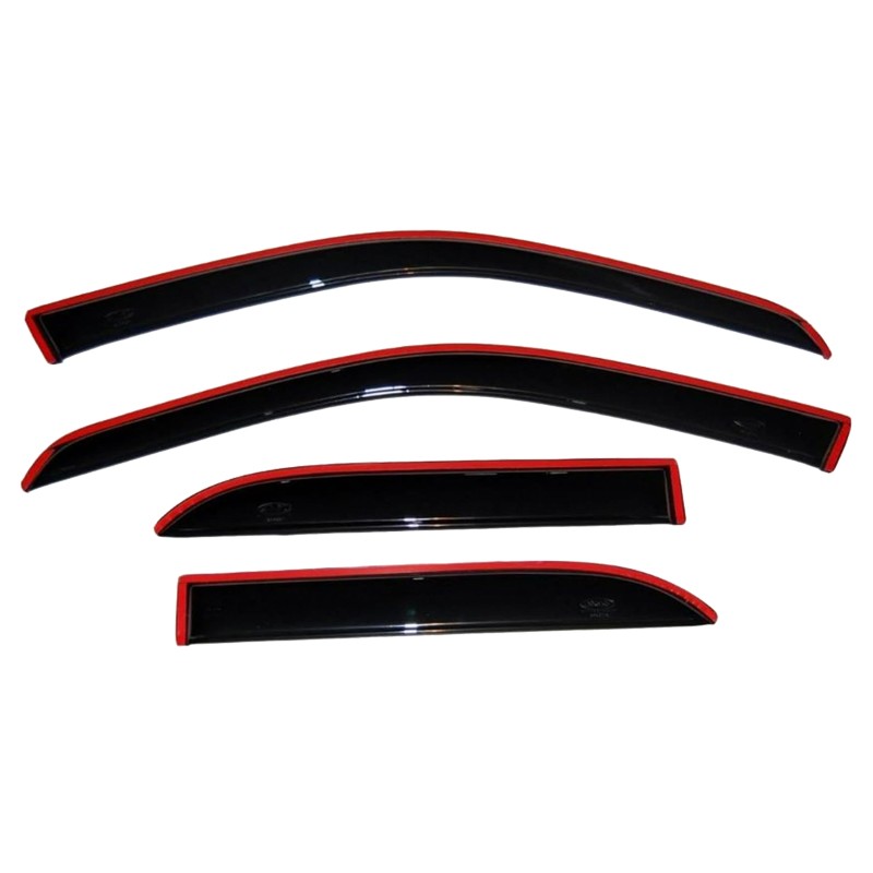 For 2007-2014 Chevy Silverado GMC Sierra Extended Cab 4PCS Window Visors Vent