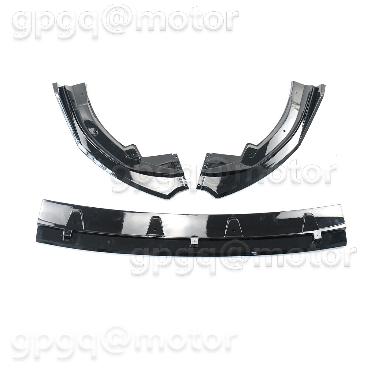 For Toyota Camry SE XSE 2018-2020 Gloss Black V2 Style Front Bumper Lip Splitter