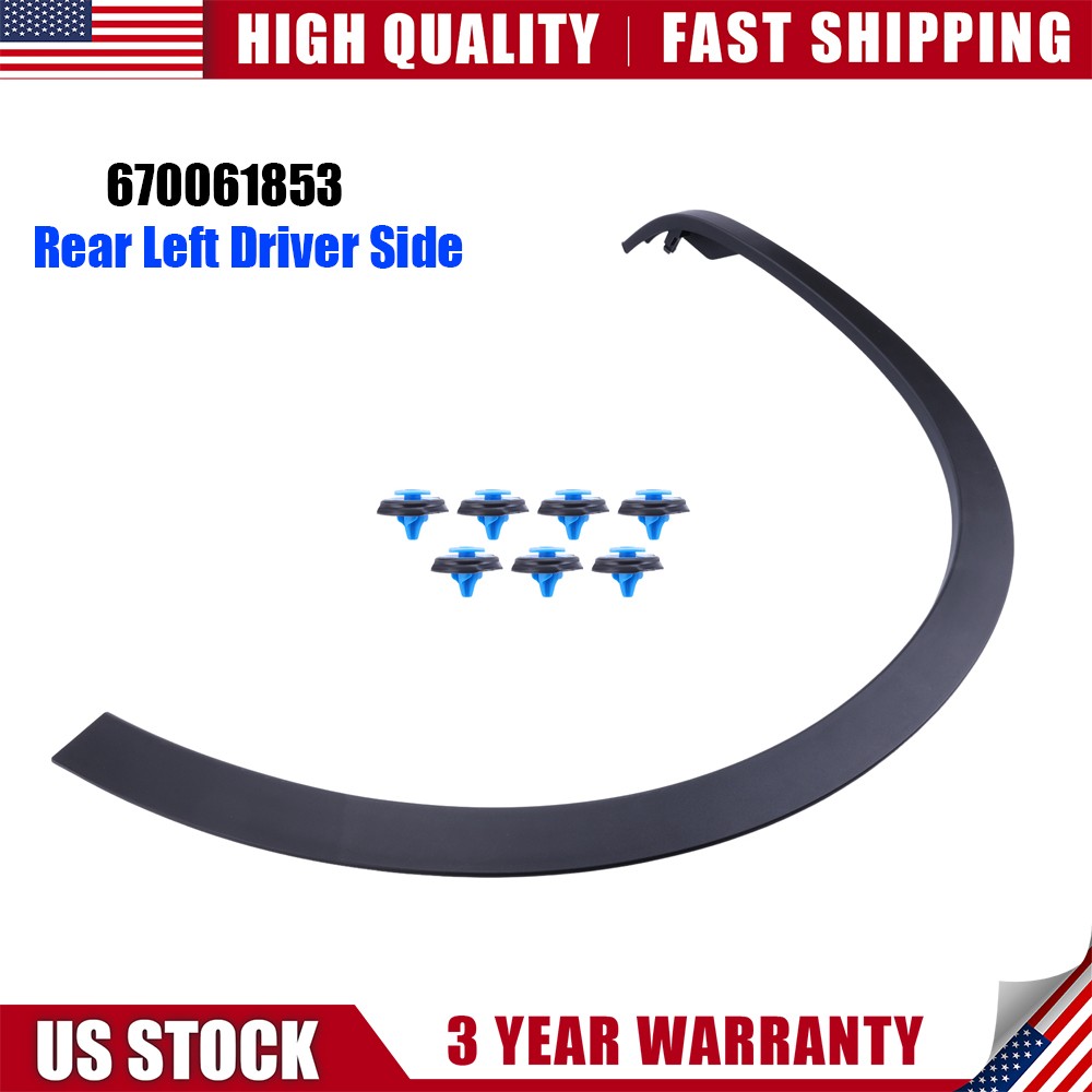 Rear Left Wheel Arch Fender Molding Flare Trim For Maserati Levante M161 2017-20