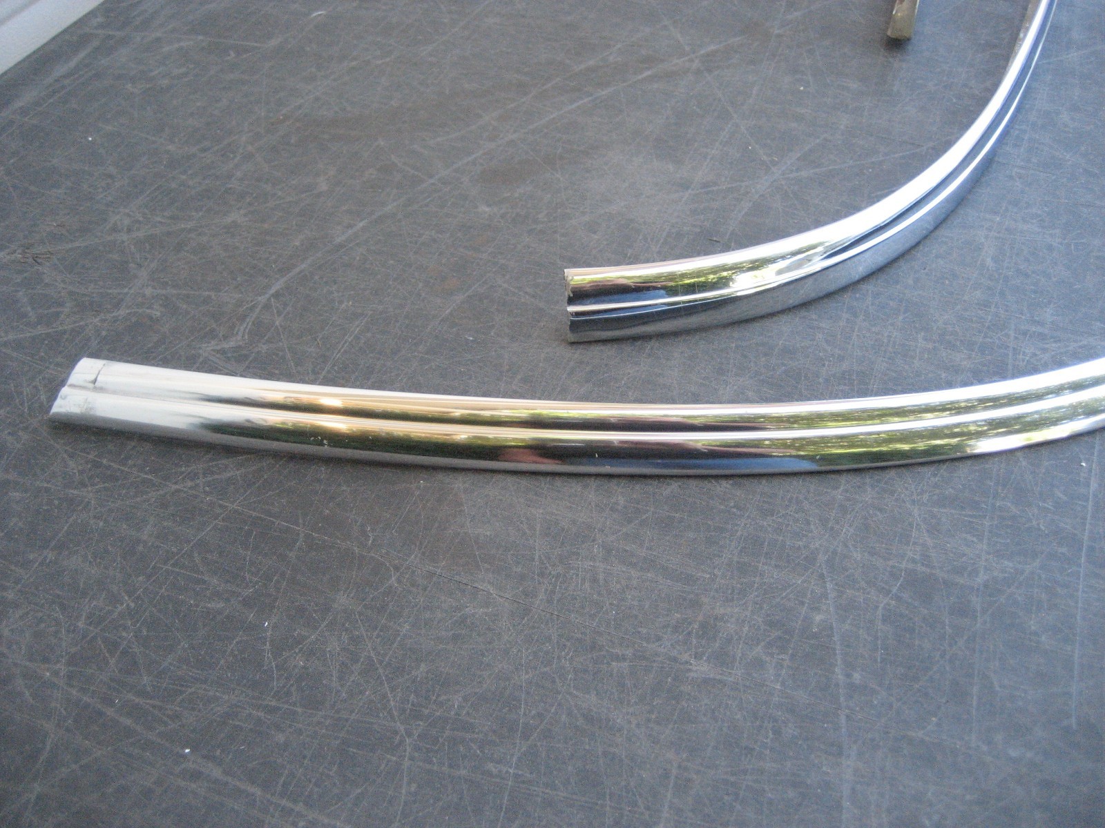 1958 BUICK WINDSHIELD MOLDING TRIM (4) PIECE-4 DOOR HARDTOP SUPER RIVIERA TRIM