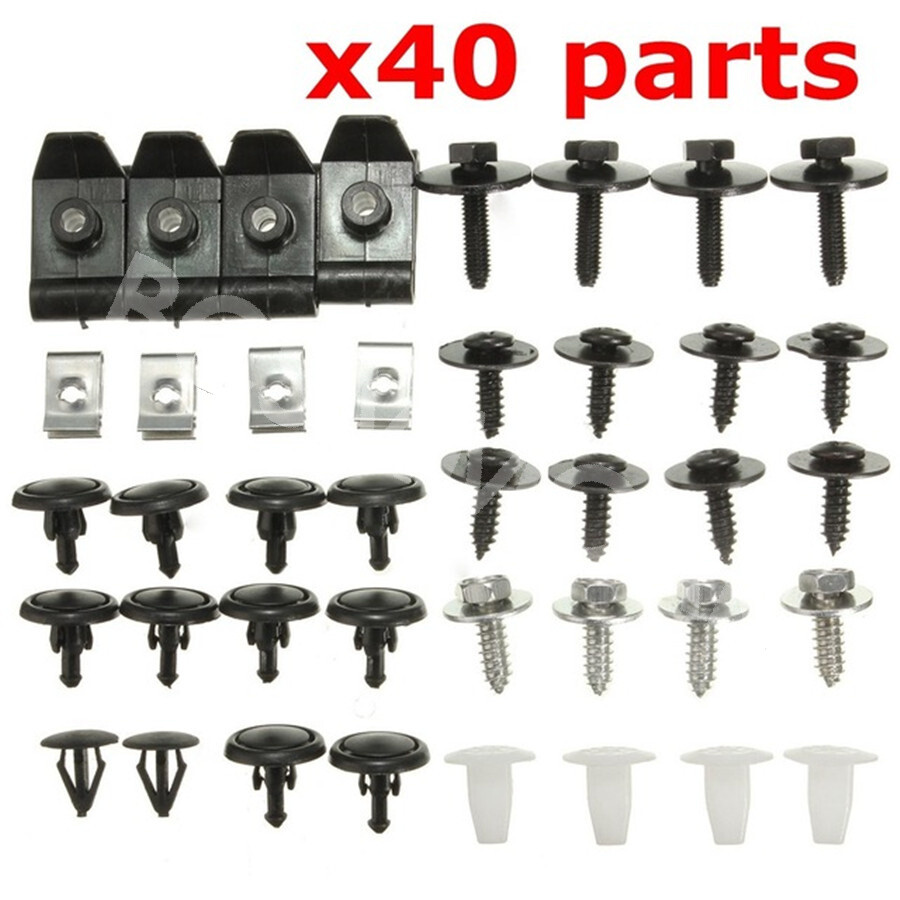Splash Shield Screws Rivet Auto Fitting For Car Engine Under Body Cover Clips