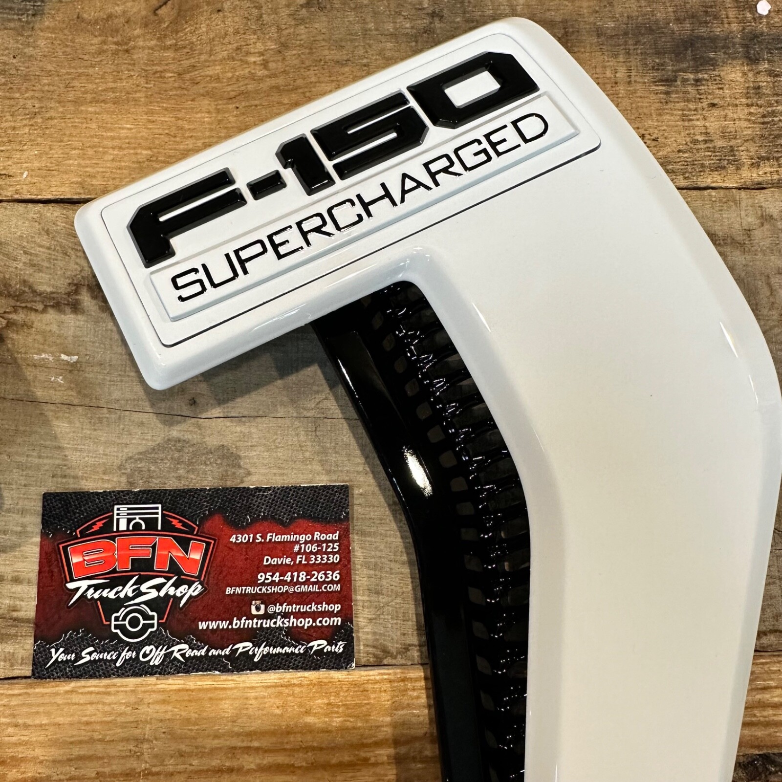 2021+ OEM Ford F-150 Custom SUPERCHARGED Fender Emblem Painted ANY OEM COLOR!