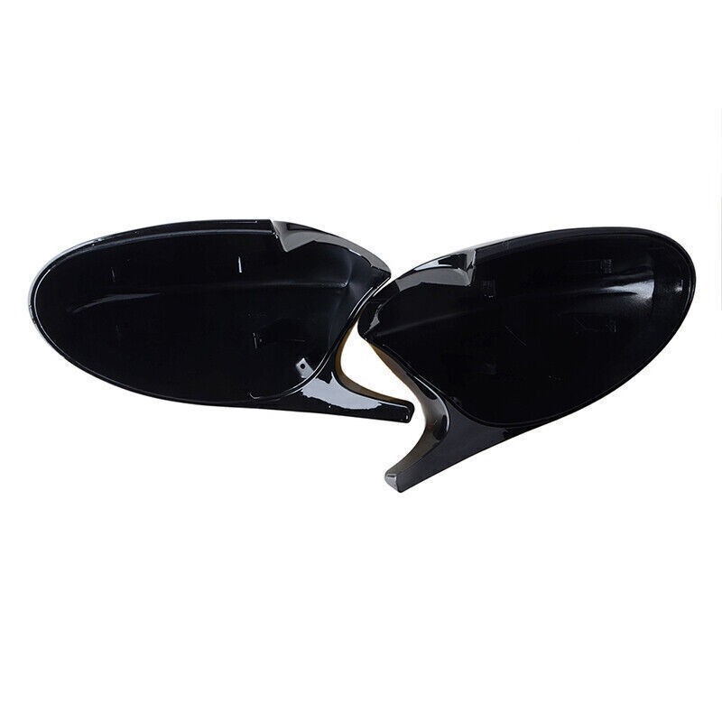 For 2005-2008 BMW E90 E91 328i 335i Pre-LCI Gloss Black Side Mirror Cover Cap US