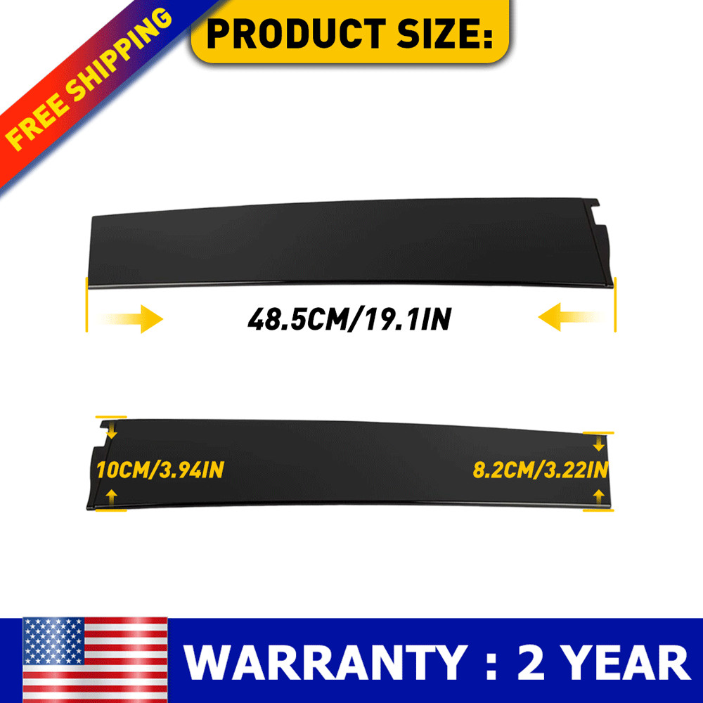 RH & LH Door Applique B Pillar Trim For 2015-2020 Chevy Tahoe GMC Yukon Suburban