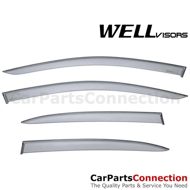 WellVisors Window Visors 16-20 Scion iA Toyota Yaris Rain Sun Wind Deflectors