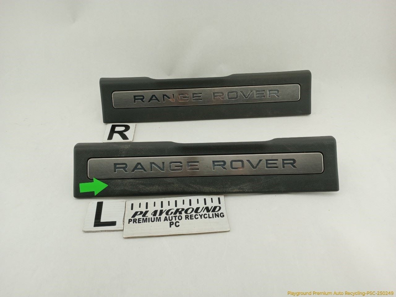 Range Rover Evoque L538 Pair Of Front Illuminated Door Sill Scuff Plate 12-19