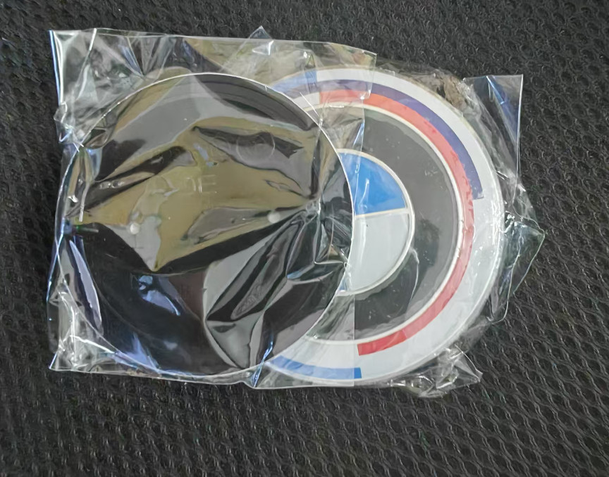 74&82mm 50th anniversary Front Hood Rear Trunk Emblem Badge For E60/E61 F10/F11