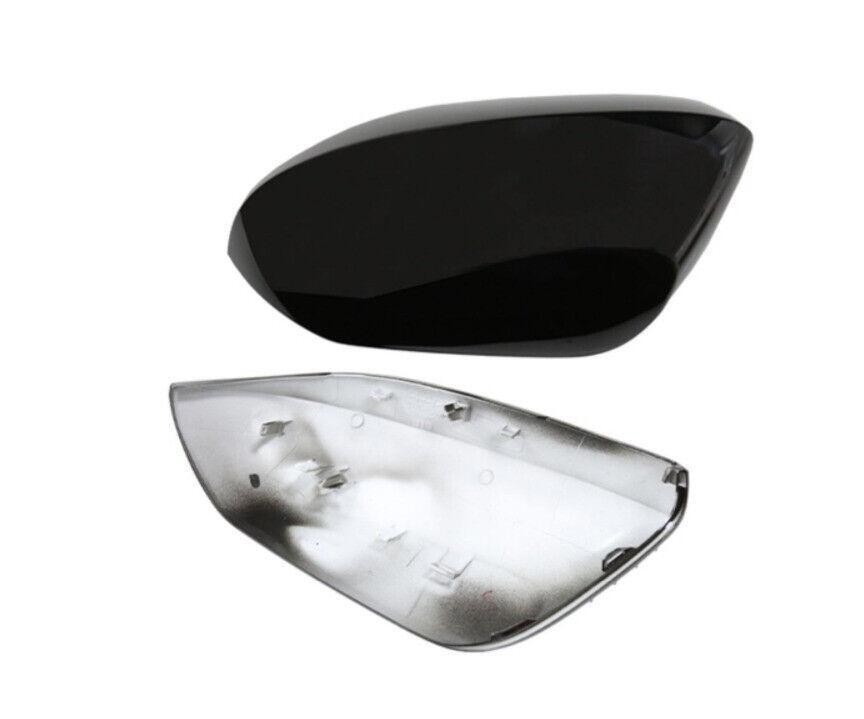 Cover Trim Rear View Mirror Replace ABS For Toyota Corolla 2019-2022 Gloss Black