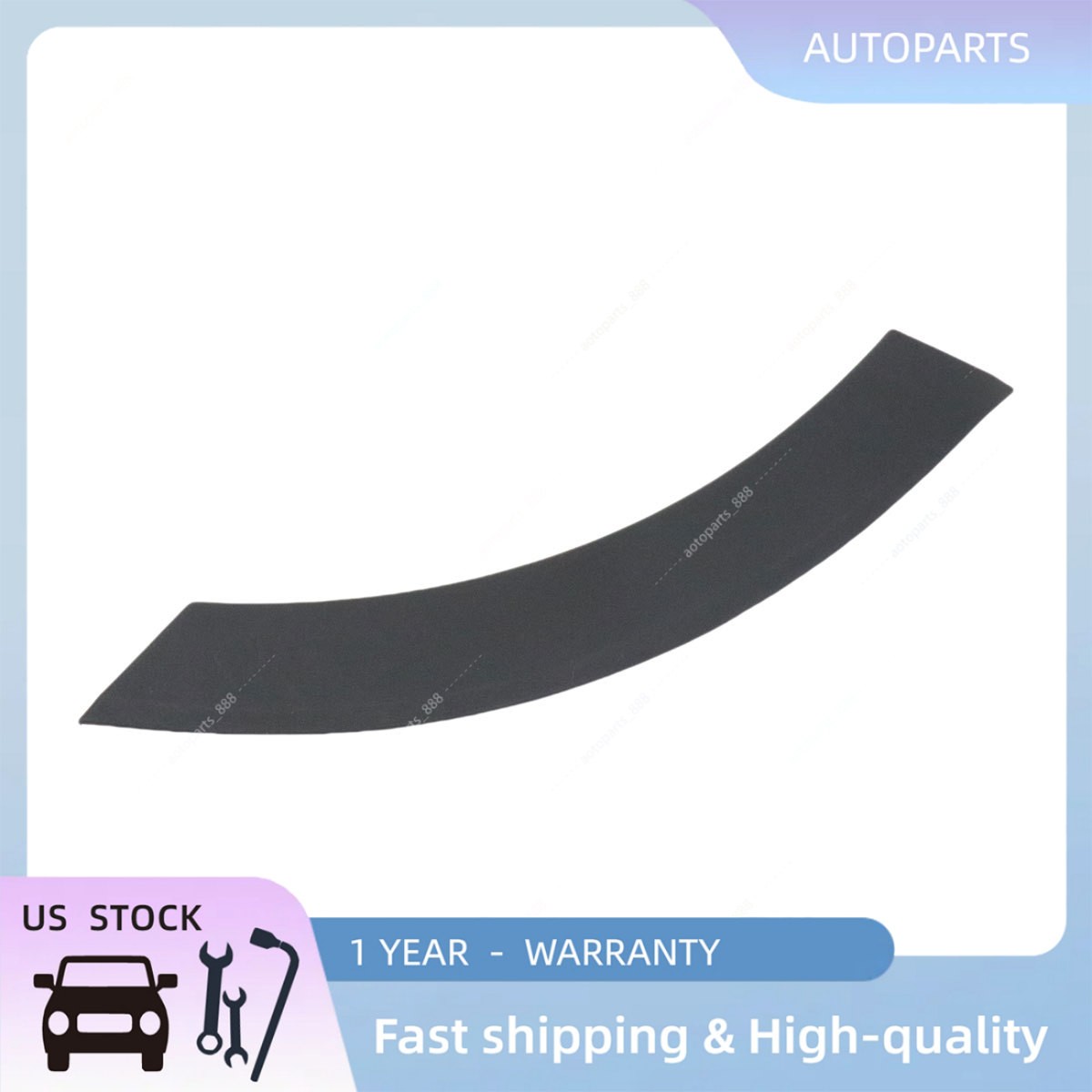 For Honda Pilot 2016-2022 Black Driver Rear Door Wheel Arch Molding Garnish Trim