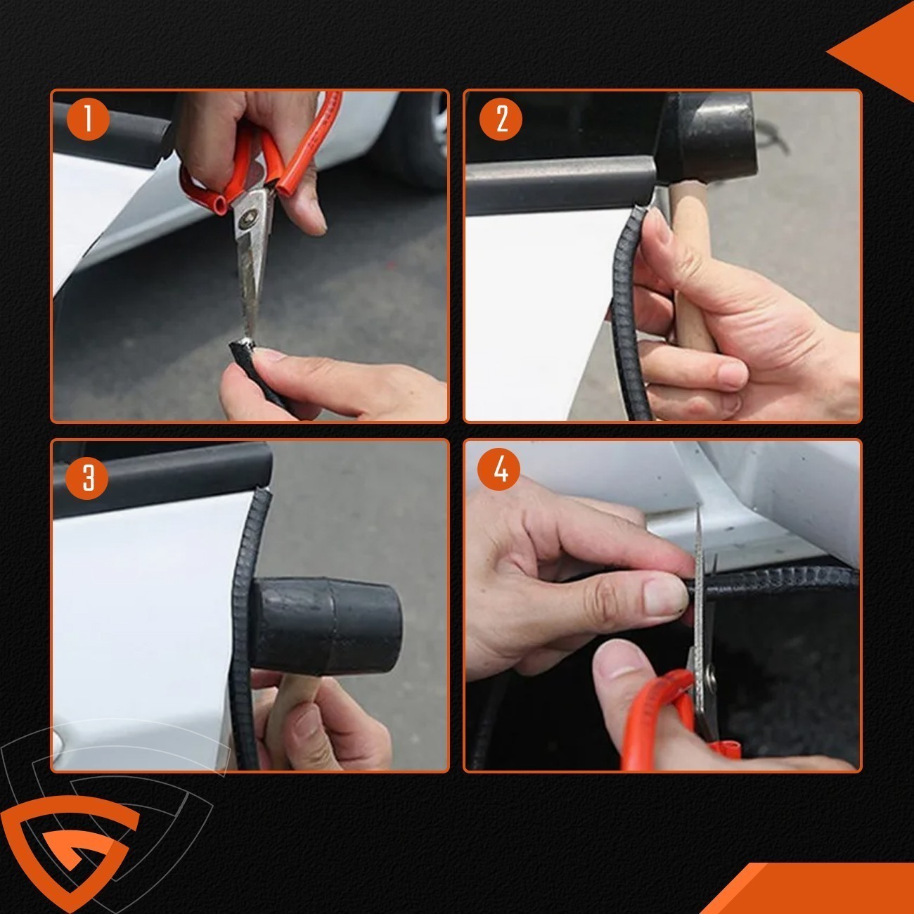 Car Door Edge Strip U-Shape Car Door Edge Guard Car Door Rubber Edge Strip