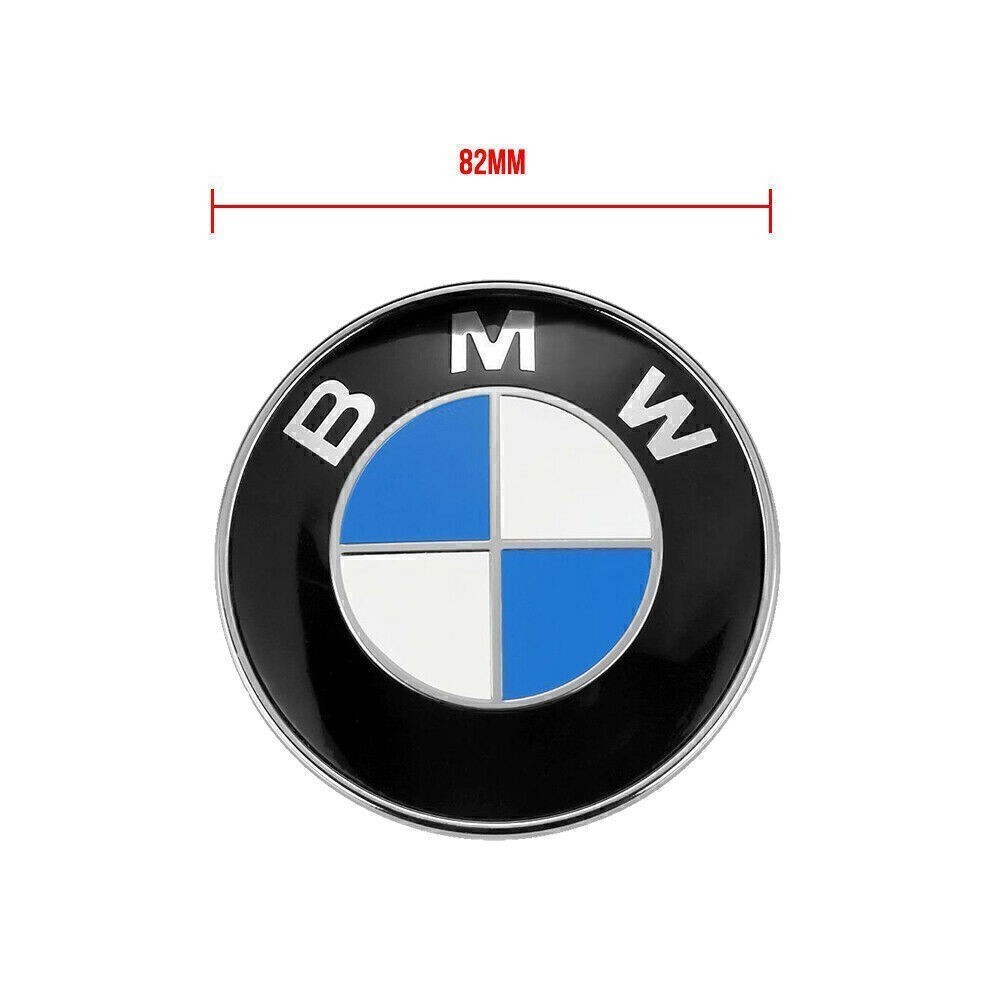 For BMW Emblems 82mm & 74mm Hood & Trunk For BMW Replacement E30 E36 Universal🔥