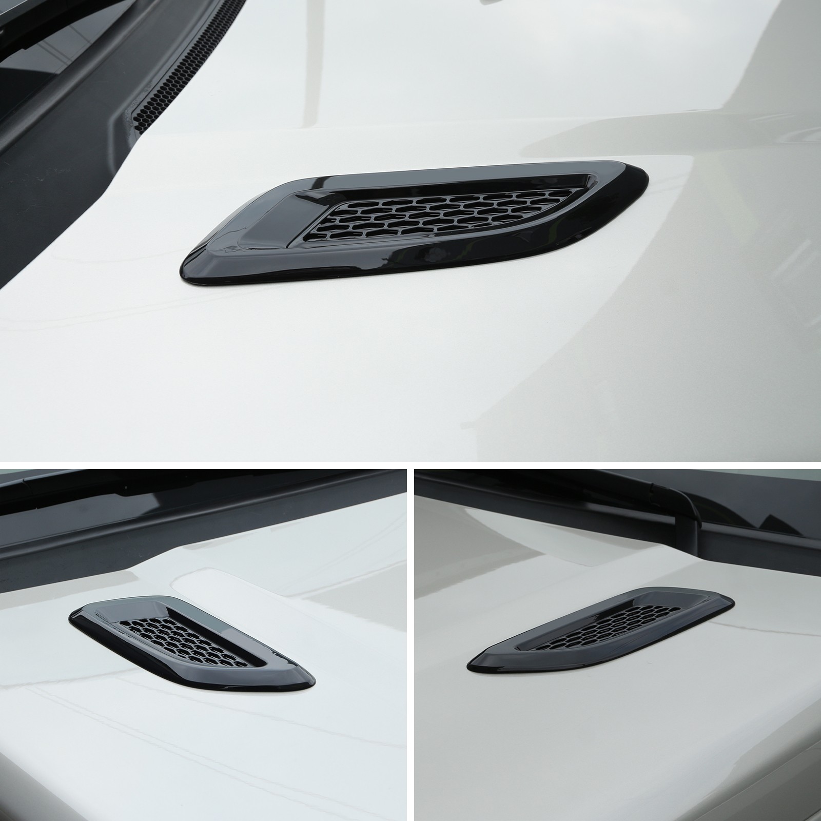 For Range Rover Sport 2014-2018 Hood Air Intake Trim Panel Black