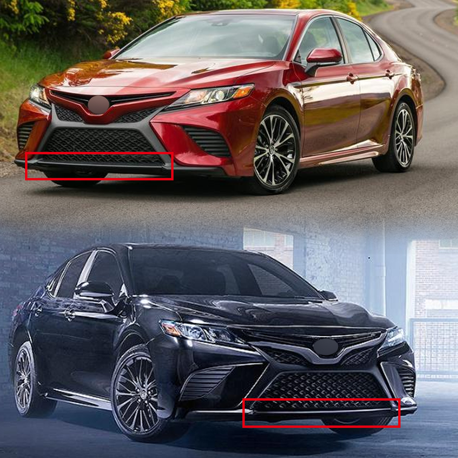 New Fit For 2018-2020 Toyota Camry SE XSE Front Bumper Cover Lower Molding Trim