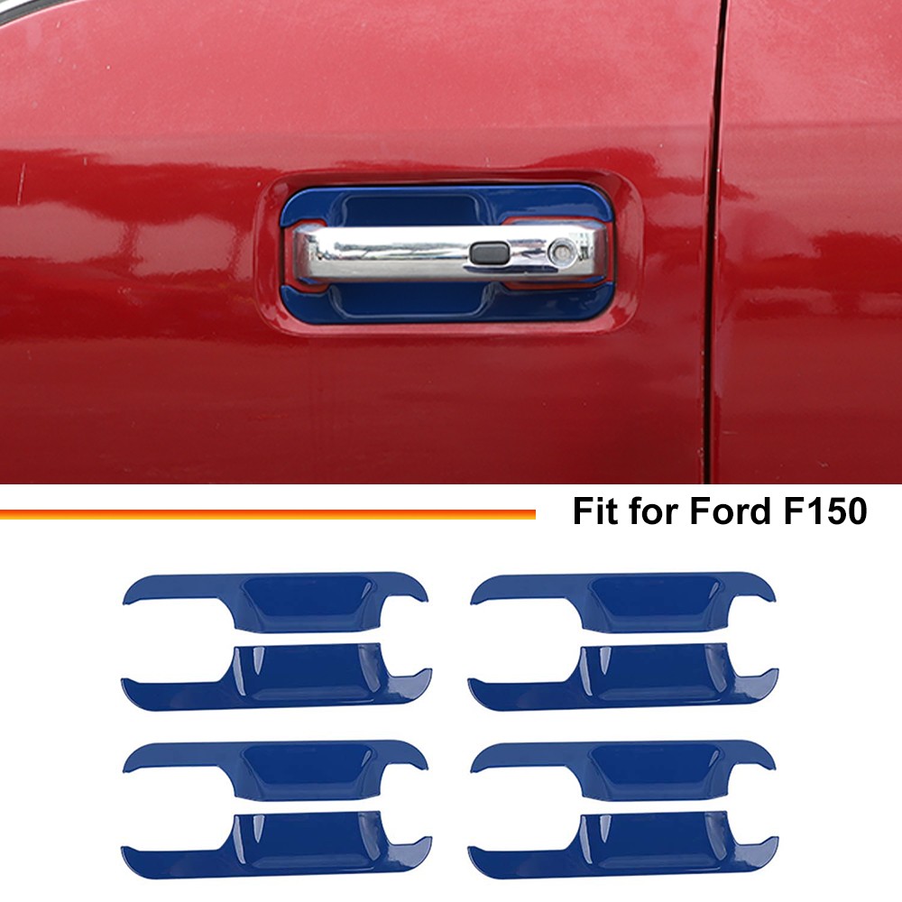 🏆Exterior Door Handle Bowl Cover Trim Decor Protector Shell for Ford F-150 15+