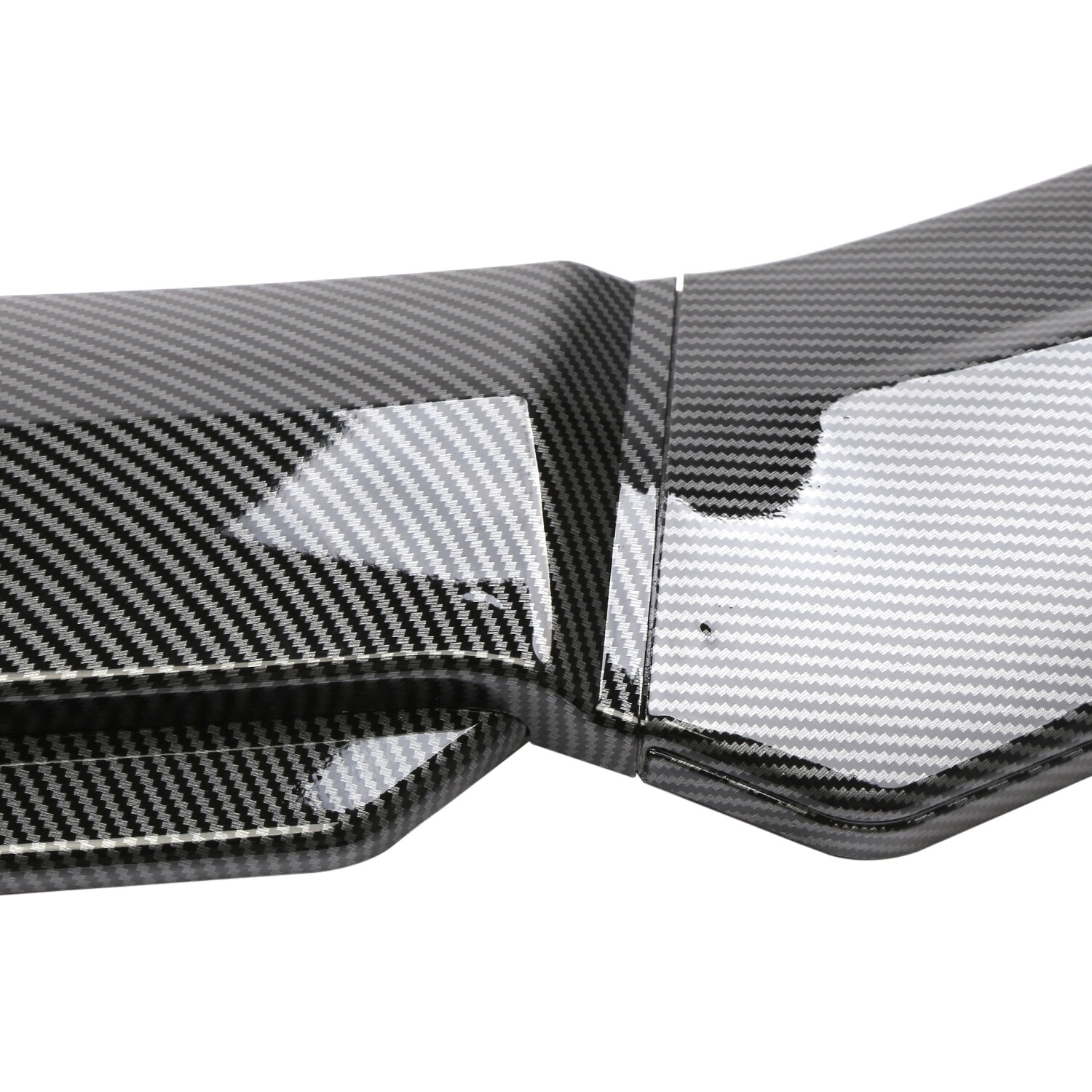 Front Bumper Lip Splitter Spoiler For Acura ILX 13-19 Carbon Fiber Strut Rods
