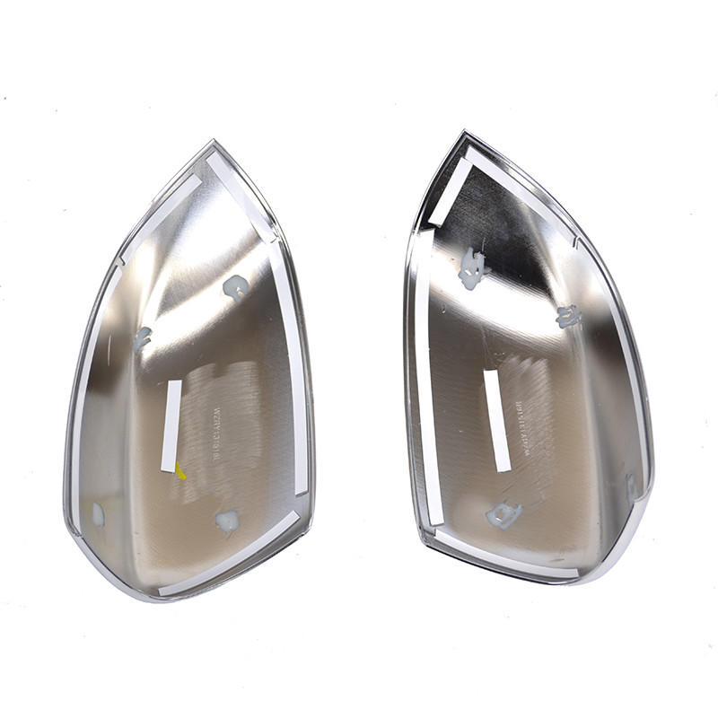 Chrome Side Door Rearview Mirror Cover Trim Cap Overlay For Jeep Cherokee 14-18