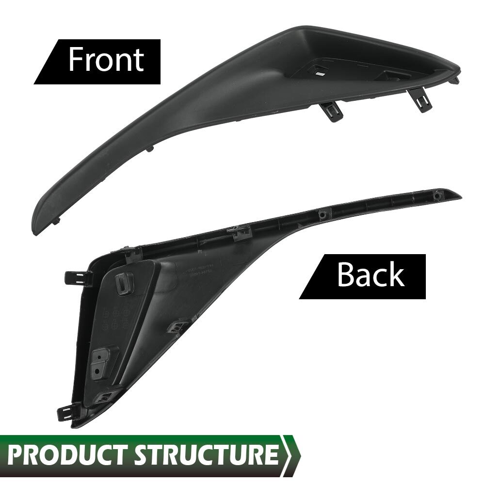 Fit For 18-19 Toyota C-HR RH Right Passenger Side Bumper Insert Cover Plate