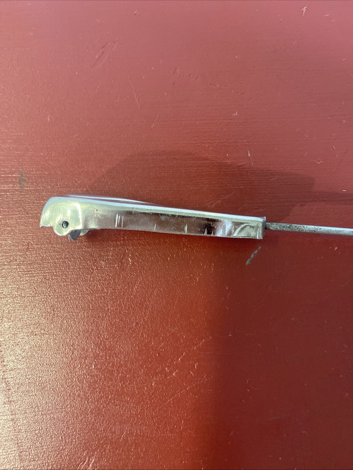 1920 ‘S 1930 ‘s VINTAGE STAINLESS 8 1/2″ SPRING LOADED WIPER ARM