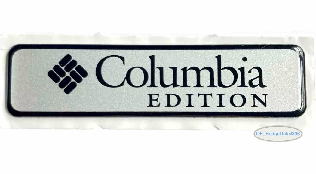 OEM NOS JEEP COLUMBIA EDITION BADGE EMBLEM FOR LIBERTY WRANGLER GRAND CHEROKEE