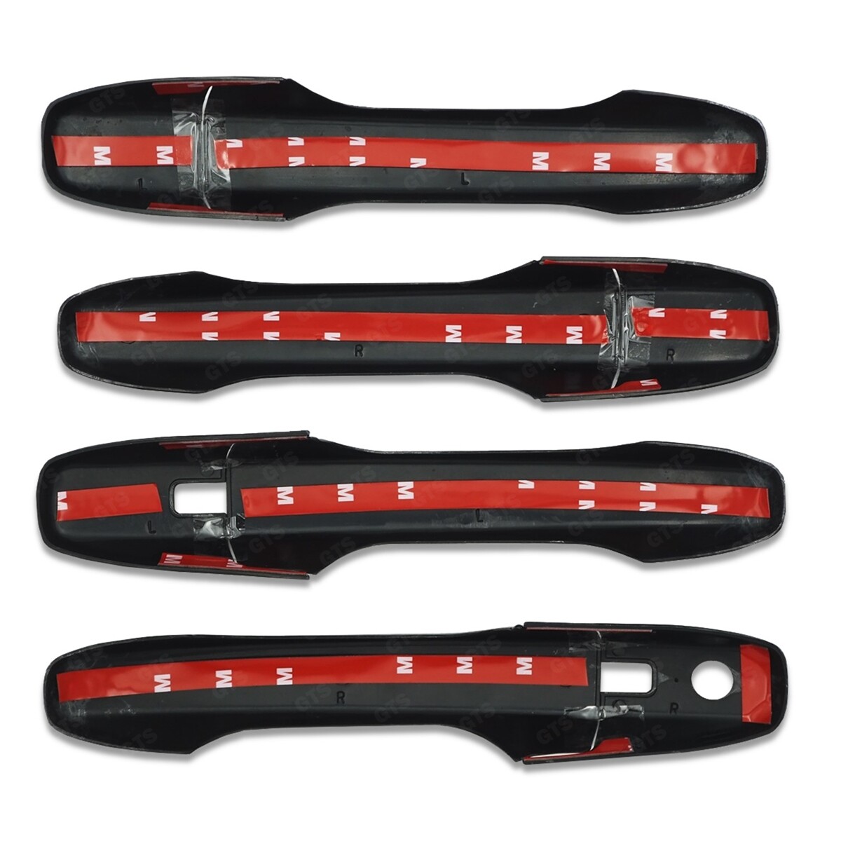 Matte Black Red Door Handle Hand Cover Trim Fits Toyota Yaris Cross 2023 – 24