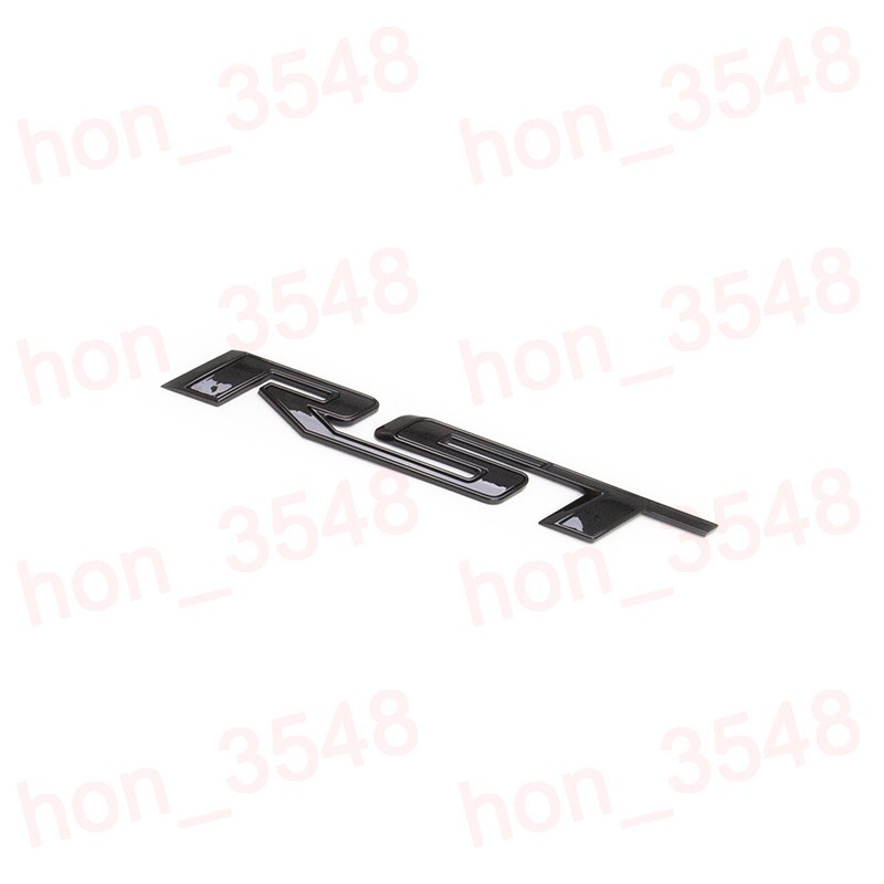 1PC Tailgate RST Emblem Fit 2021-2026 Chevrolet Tahoe Suburban Badge Gloss Black