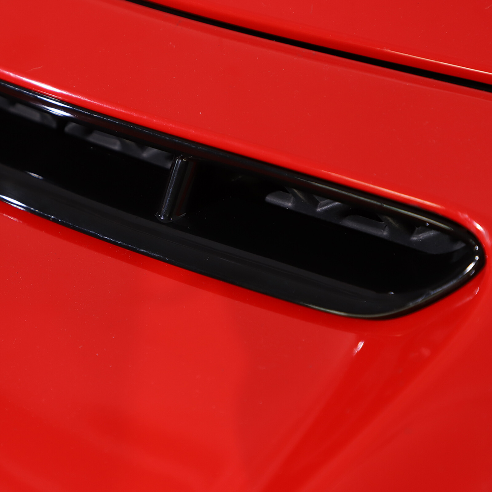 ABS Glossy Black Front Fender Vent Frame Trim For Corvette C6 2005-2013