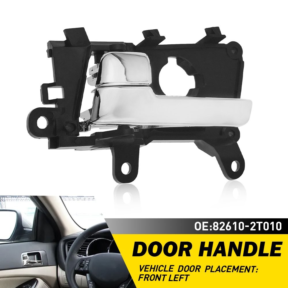 Interior Inner Inside Door Handle Chrome Front Left Fits 2011-13 Kia Optima EPY