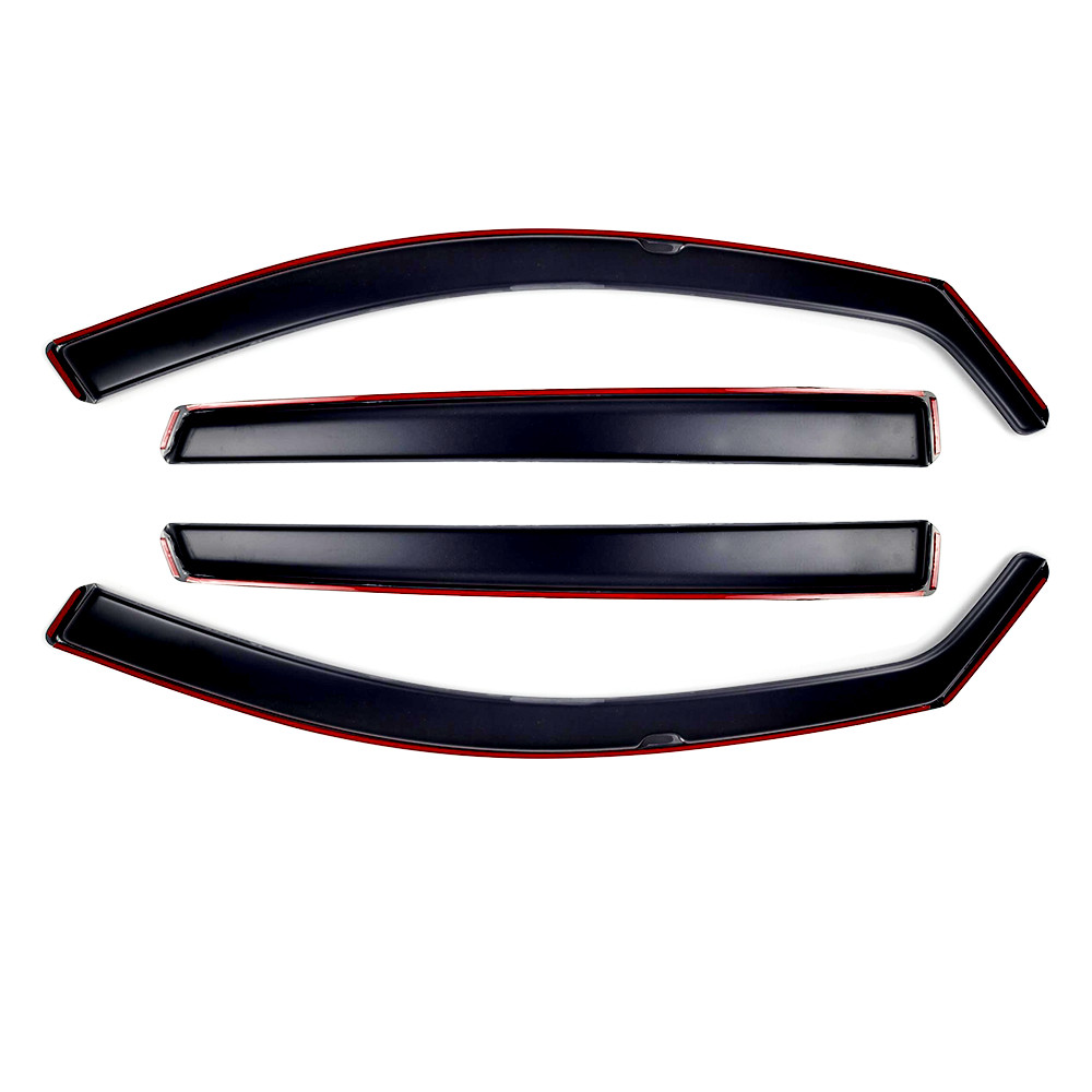 4pcs In-channel Rain Guards Window Visors Vent Deflector For Acura MDX 2022-2024