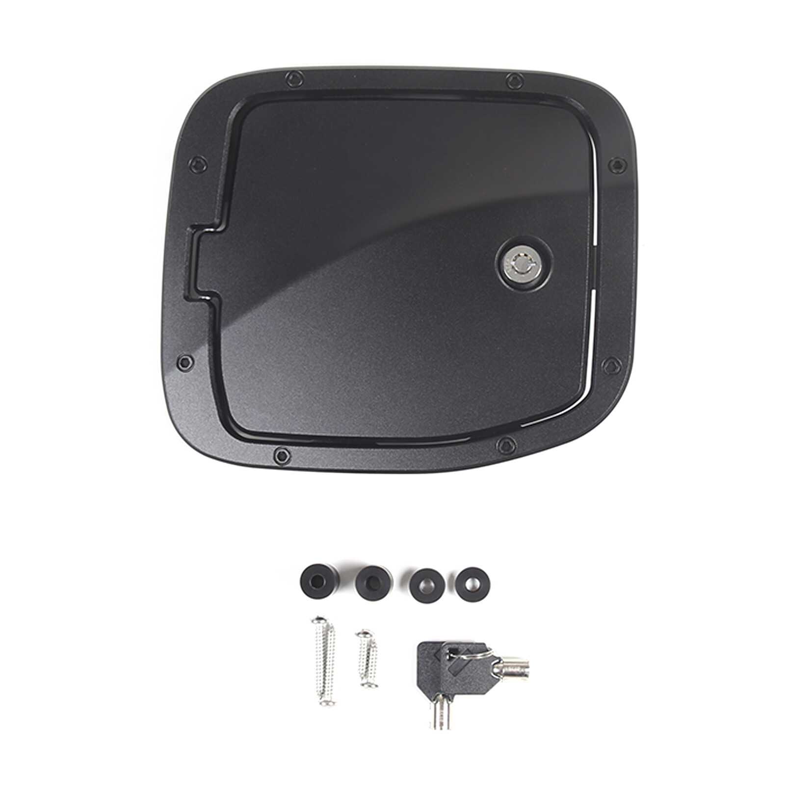 Steel Locking Fuel Door Gas Tank Cap Cover Lock Key For Toyota Tacoma 2016-23