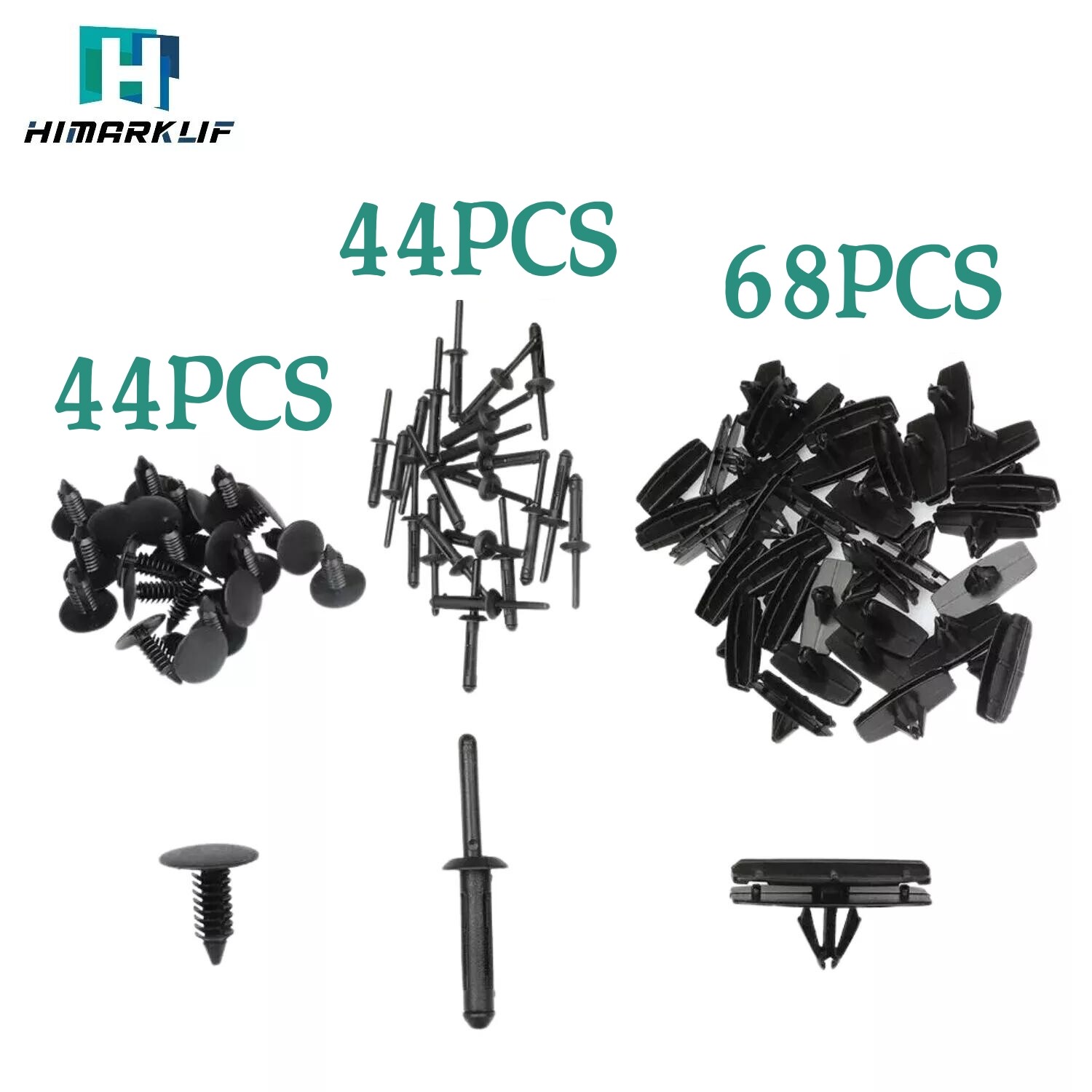 156PCS Full Fender Flare Hardware Clip Mounting Kit for Jeep Wrangler 2.0L 3.6L