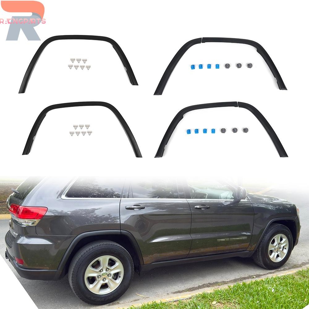 For 2011-2016 Jeep Grand Cherokee Wheel Arch Fender Flare Molding Trim 6 PCS Set