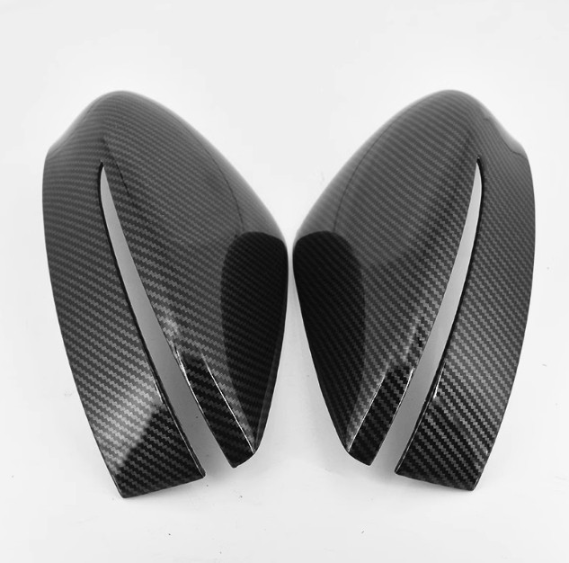 For Nissan Kicks 2018-2024 carbon fibre abs Side Door Rearview Mirror Cover Trim