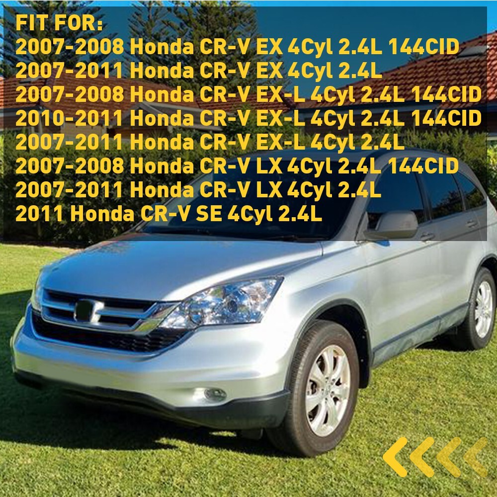 For Honda CRV 2007-2011 Front Bumper Wheel Fender Molding Trim 71103-SWA PAIR
