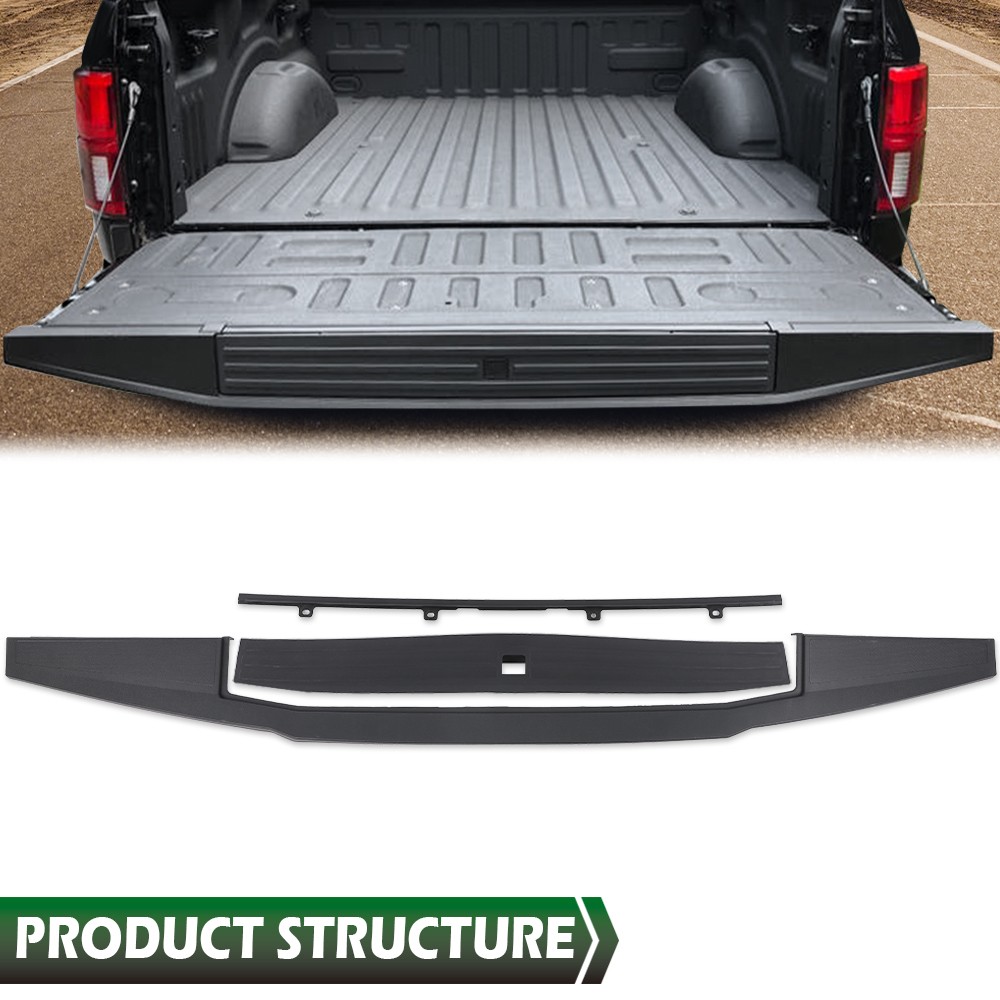 For 2017-2022 Ford Super Duty F250 F350 Flex Step Tailgate Molding Cover Cap Kit