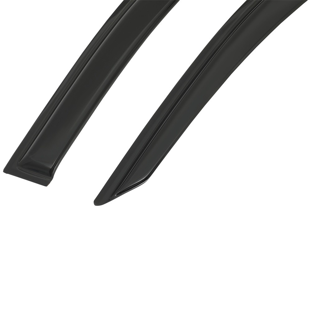 Window Visor Sun Vent Rain Shades Guard Black For 2018-2020 Honda Accord Sedan
