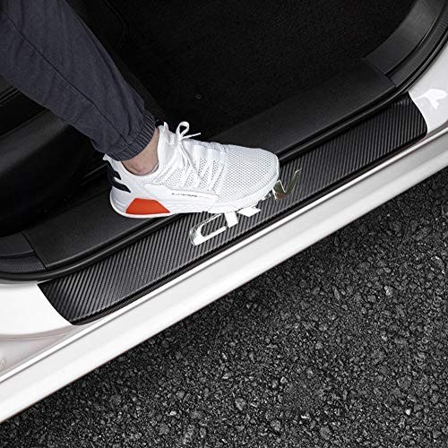 Durable Carbon Fiber Welcome Pedal Protectors for Honda CRV 2006-2026 – 4PCS
