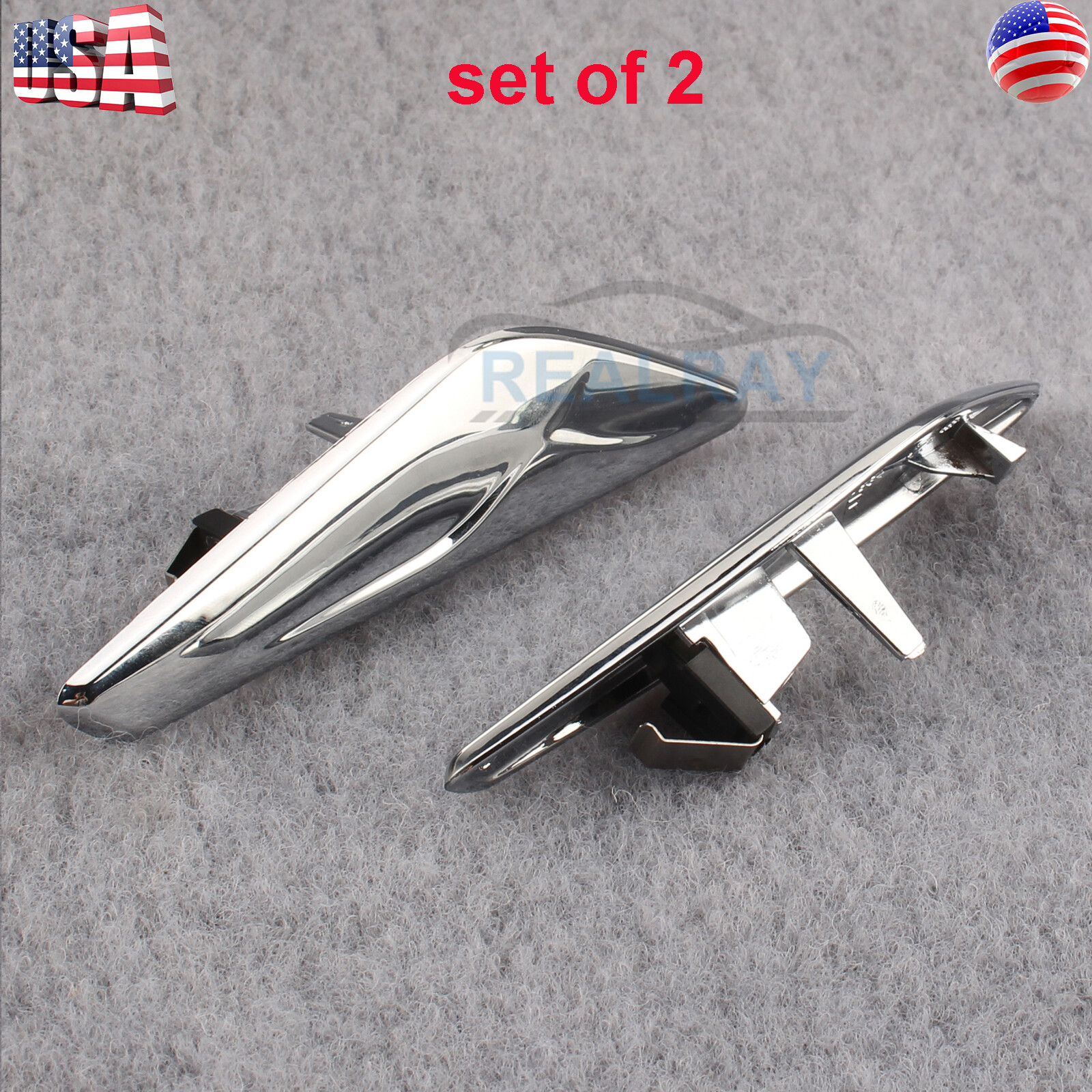 2pc Fender Side Marker Turn Signal Light Lamp Left & Right For BMW X3 X4 F25 F26