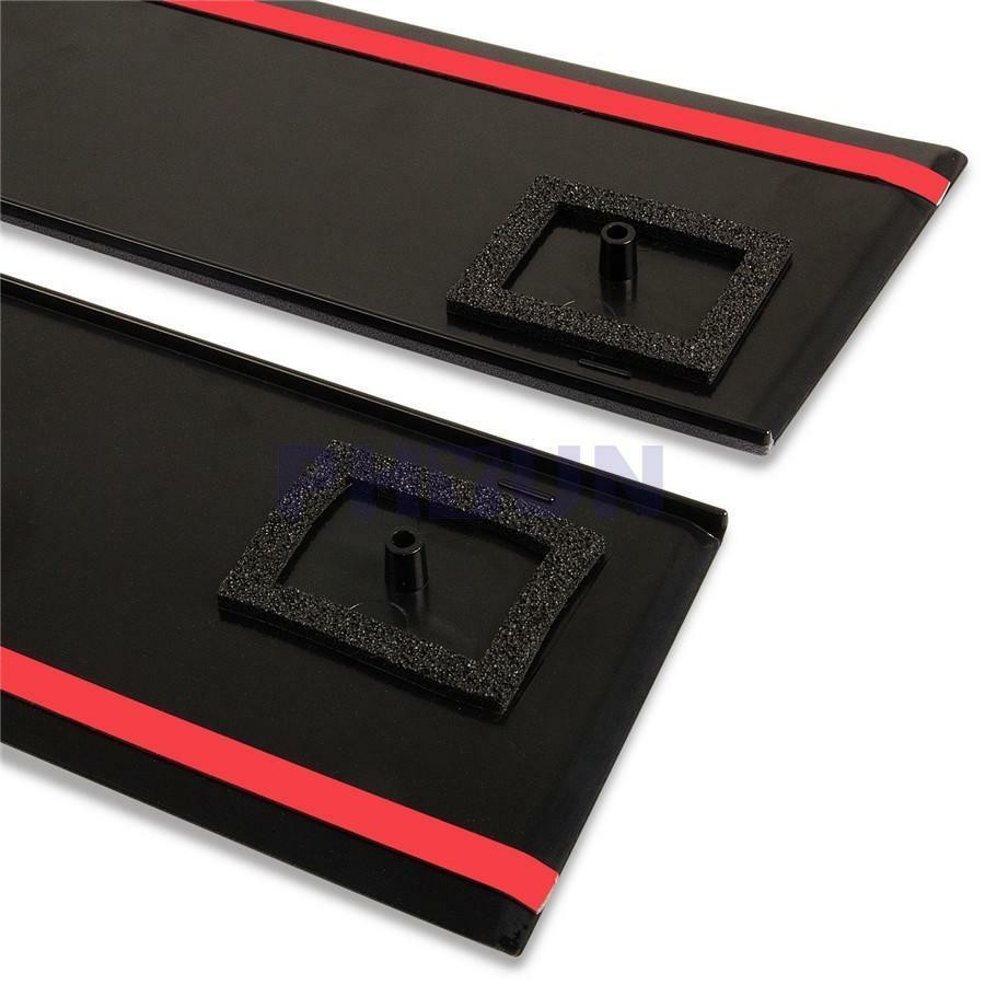Pair Black Front B Pillar Post Moulding Cover Trim Caps For Chrysler Town 08-16