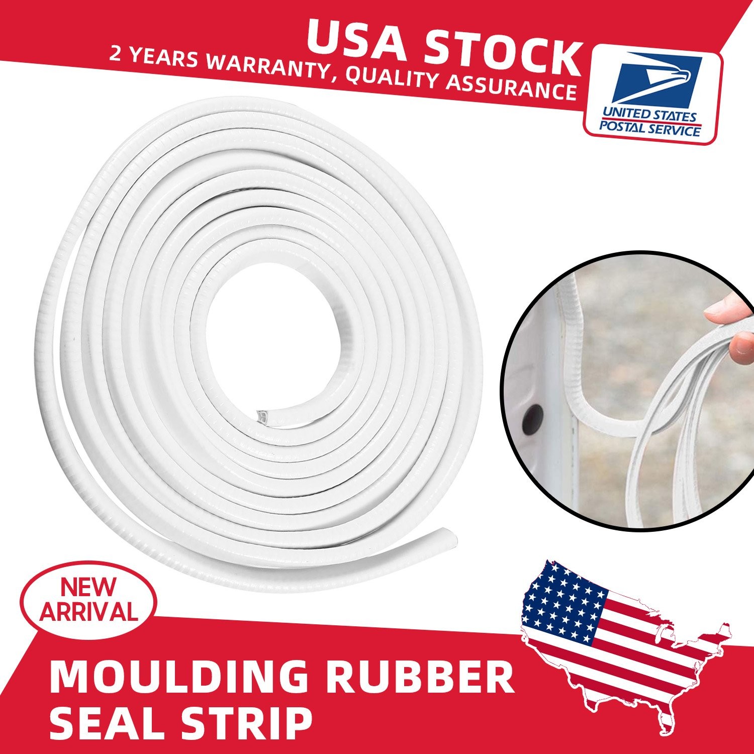 6M Universal Car U Shape Rubber Weather Waterproof Strip Seal Car Seal Strip