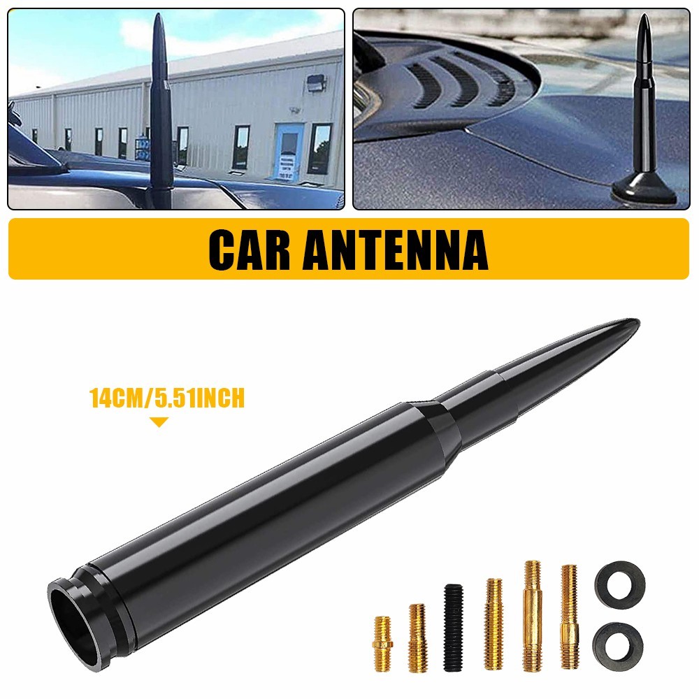 BULLET ANTENNA for DODGE RAM 1500 RAPTOR BRONCO FORD F150 TRUCK 50 CAL CALIBER