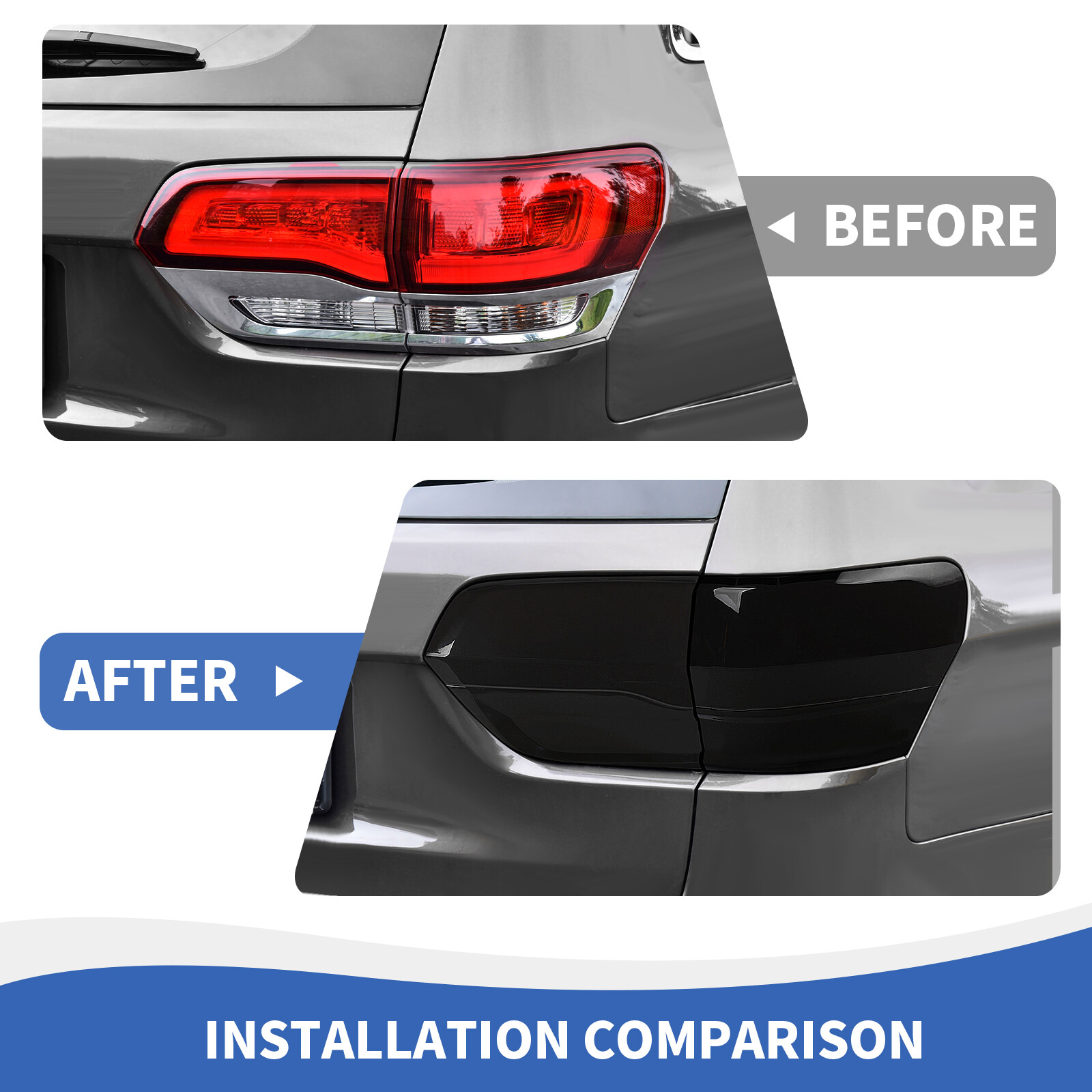 30PCS Chrome Hood & Door Hinge Cover Decor Trim for Jeep Wrangler JK 2007-2017