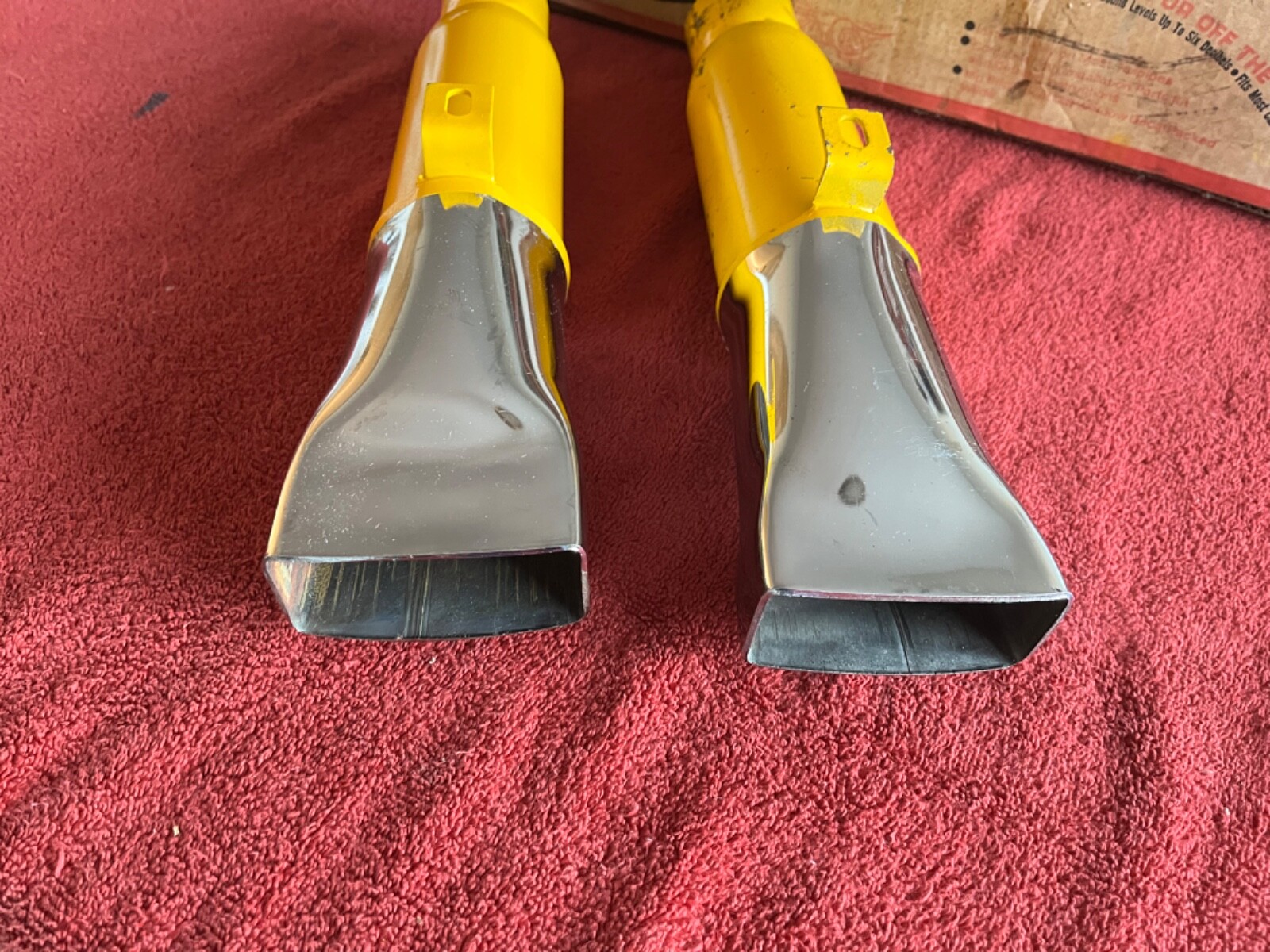 NOS 1969 1970 Vintage SCAT CAT Competition Mufflers PS-20 BIG MOUTH