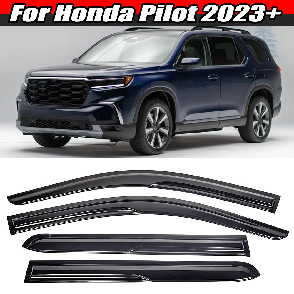 For Honda Pilot 2023-2025 Rain Guard Window Visor Weather Shield Vent Deflector
