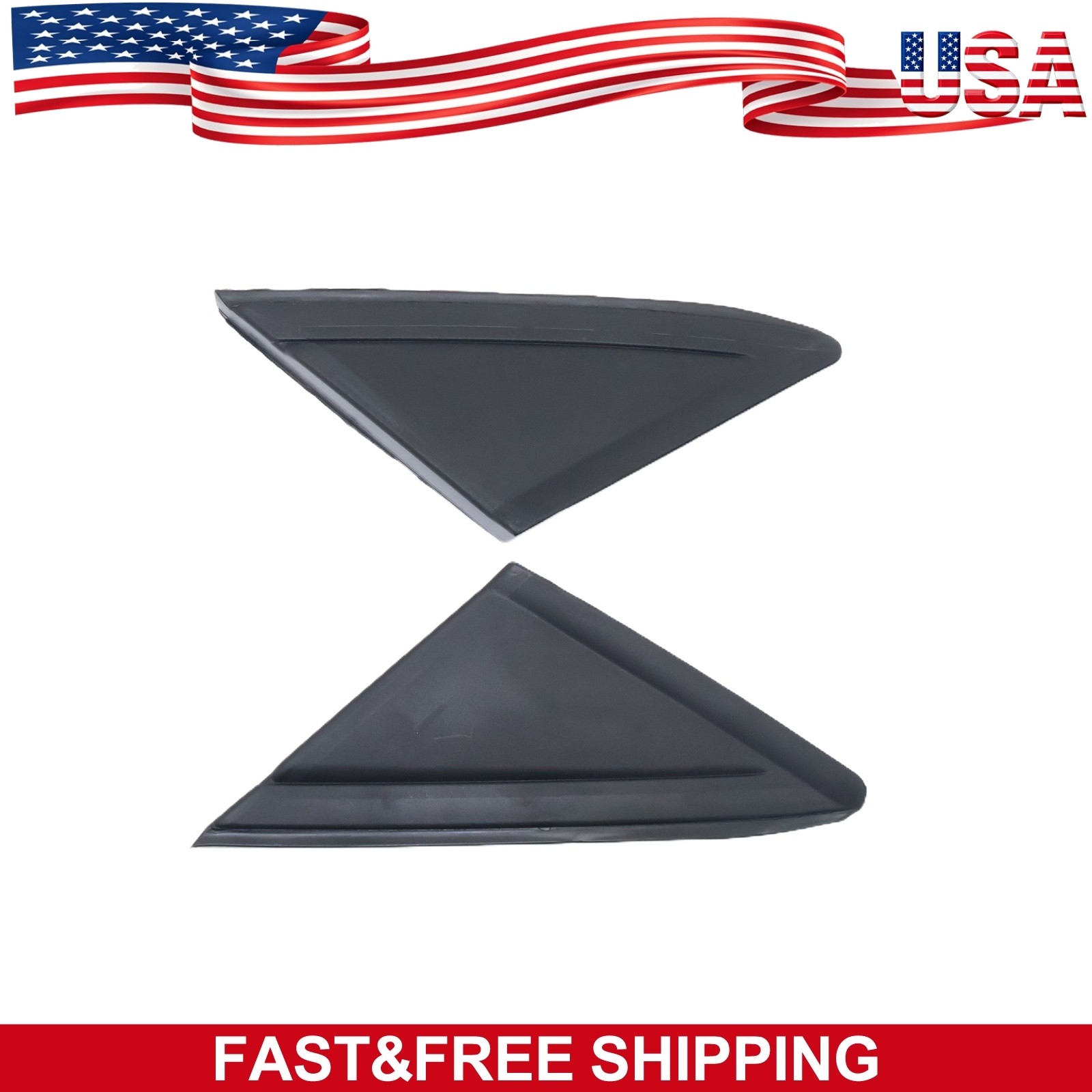 New Front Left+Right Mirror Corner Triangle Fender Cover Fits 13-19 Ford Escape